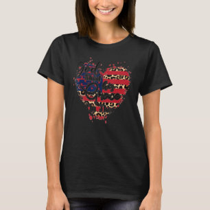Gott schob seine Gnade am 4. Juli Patriotisch U T-Shirt