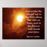 Gott schreibt das Evangelium - Art Print
