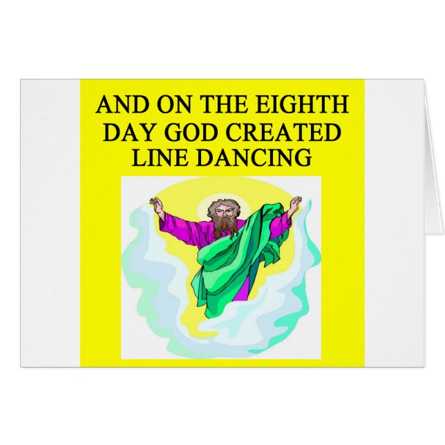 Gott schuf Linie Tanzen (Vorderseite (Horizontal))