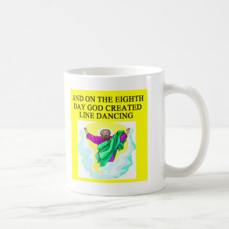 Gott schuf Linie Tanzen Kaffeetasse