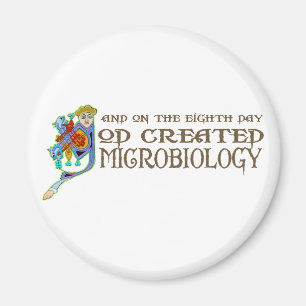 Gott schuf Mikrobiologie Magnet