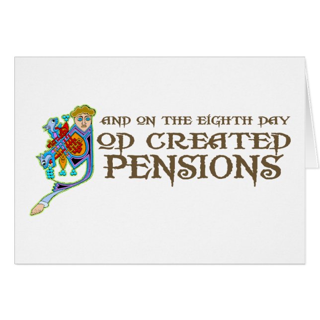 Gott schuf Pensionen (Vorderseite (Horizontal))