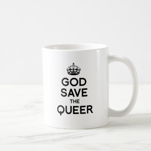 GOTT SCHÜTZE DIE QUEERS -.png Kaffeetasse