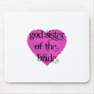 Gott-Schwester der Braut Mousepad
