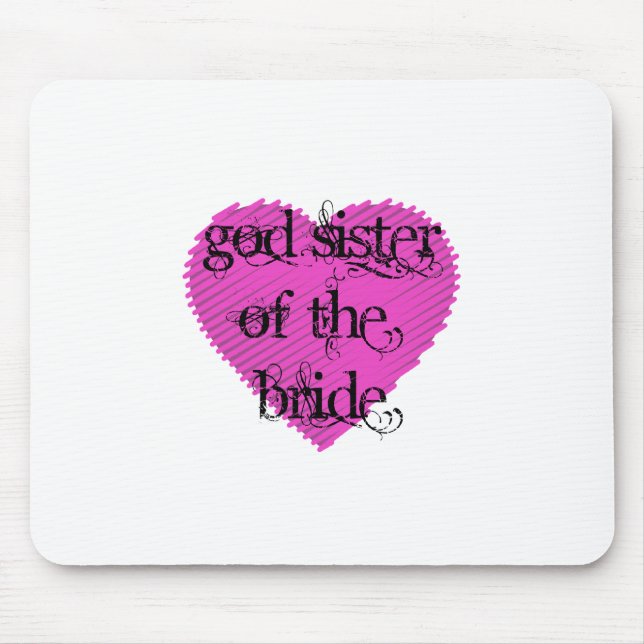 Gott-Schwester der Braut Mousepad (Vorne)