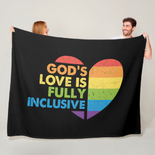 Gott Schwul Christlich Lgbt Fleecedecke