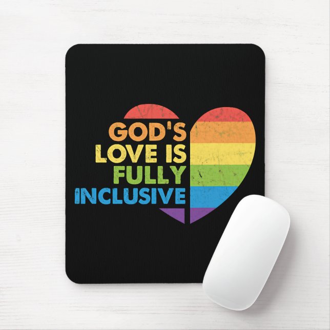 Gott Schwul Christlich Lgbt Mousepad (Mit Mouse)