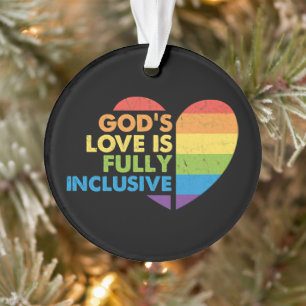 Gott Schwul Christlich Lgbt Ornament