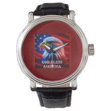 Gott segle Amerika US Flag Bald Eagle