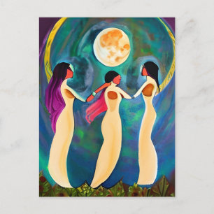Gott segne alle unter dem Mond Postkarte