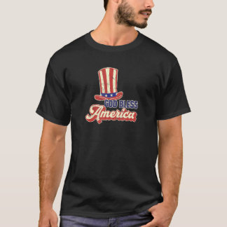 Gott segne Amerika 4. Juli USA T-Shirt