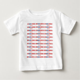 Gott segne Amerika Baby T-shirt