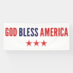 Gott segne Amerika Banner