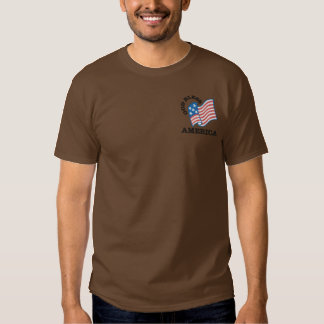 Gott segne Amerika Besticktes T-Shirt