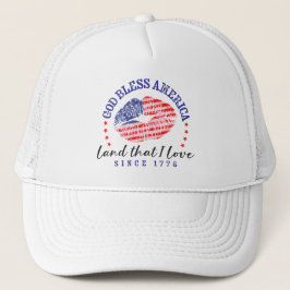 Gott segne Amerika - Cap Truckerkappe