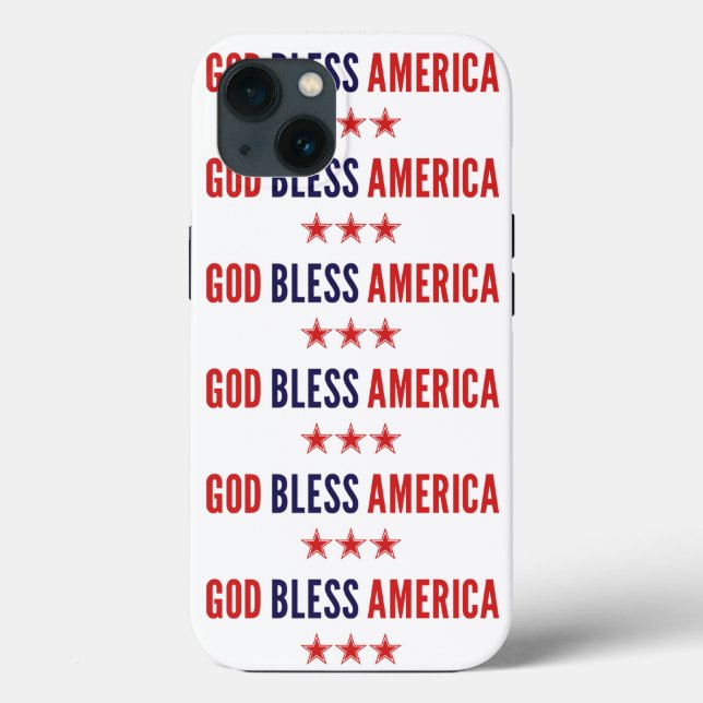 Gott segne Amerika Case-Mate iPhone Hülle (Rückseite)
