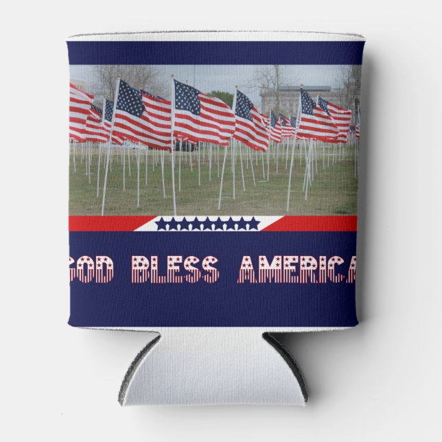 Gott segne Amerika Dosenkühler (Vorderseite)