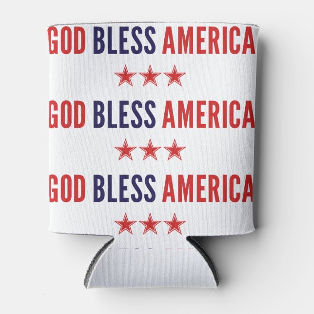 Gott segne Amerika Dosenkühler (Vorderseite)