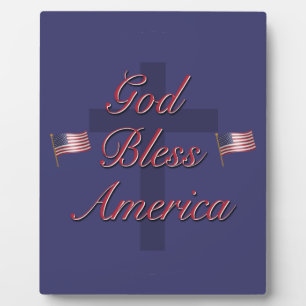 Gott segne Amerika Fotoplatte