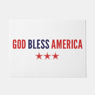 Gott segne Amerika Fußmatte
