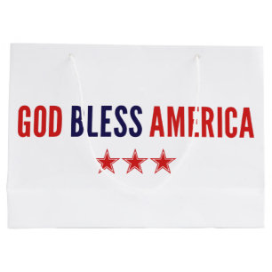 Gott segne Amerika Große Geschenktüte