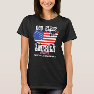 Gott segne Amerika, insbesondere New Mexico US Sta T-Shirt