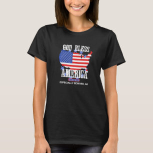 Gott segne Amerika, insbesondere Seward AK US-Bund T-Shirt