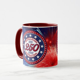 Gott segne Amerika Land, das ich liebe Grafik Feue Tasse