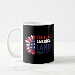 Gott segne Amerika Land, dass ich Liebe USA Americ Kaffeetasse