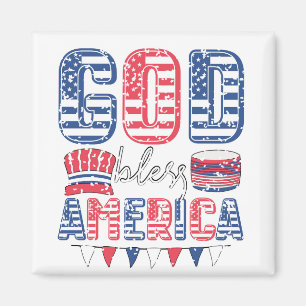 Gott segne Amerika Magnet