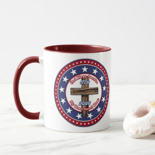 Gott segne Amerika Mein Zuhause Süßes Zuhause Raue Tasse