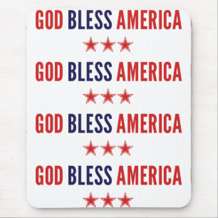 Gott segne Amerika Mousepad