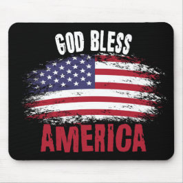 Gott segne Amerika Mousepad
