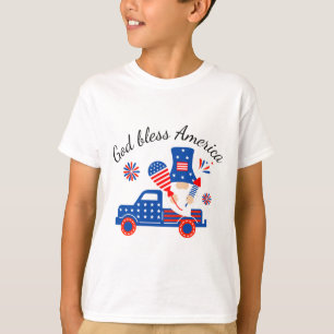 Gott segne Amerika Patriotisch T-Shirt
