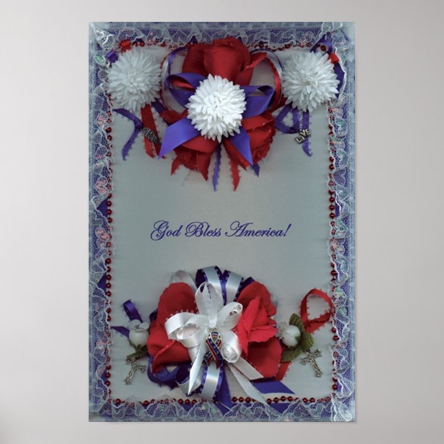 Gott segne Amerika Poster (Vorne)