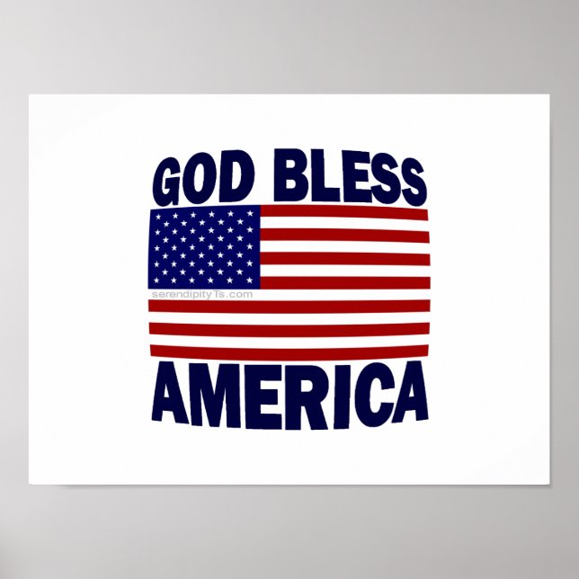 Gott segne Amerika Poster (Vorne)