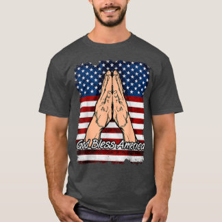 Gott segne Amerika Pracht Hands Evangelium T-Shirt