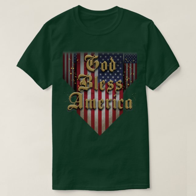 Gott segne Amerika Shirt (Design vorne)