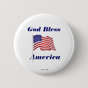 Gott segne Amerika-Taste/Laptop-Stift Button