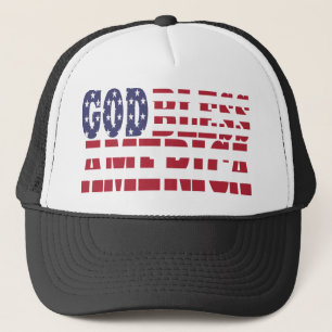 Gott segne Amerika Truckerkappe