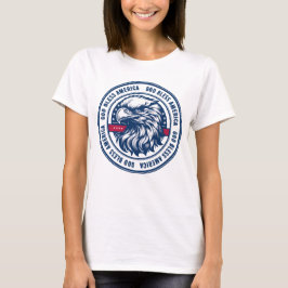Gott segne Amerika, USA-Adler im Kreis T-Shirt