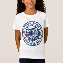 Gott segne Amerika, USA-Adler im Kreis T-Shirt