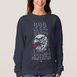 Gott segne Amerika, USA Adler Sweatshirt