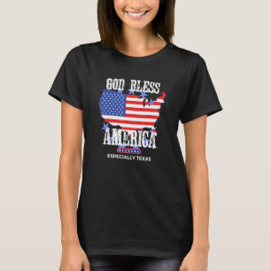Gott segne Amerika, vor allem Texas Phantastischer T-Shirt