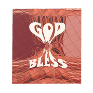 Gott segne Art Print Notizblock