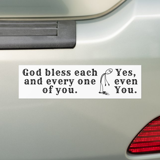 Gott segne autoaufkleber (Auf Auto)