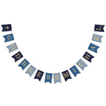 Gott segne Boy Blue 7 Briefe Taufkommunion