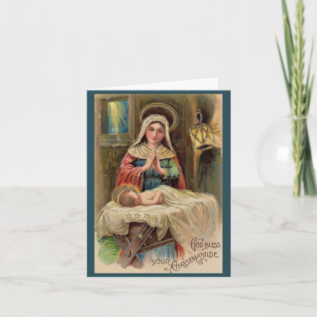 Gott segne deine Christmastide Karte (Vorderseite)