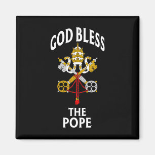 Gott segne den Papst Vatikanisches Wappen katholis Magnet
