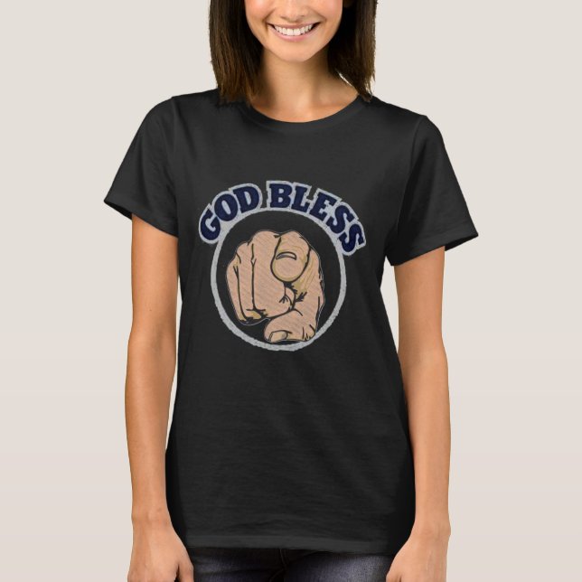 Gott segne dich T-Shirt (Vorderseite)